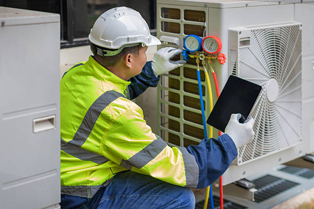 Professional Ductwork Repair technician working in Simsbury, CT